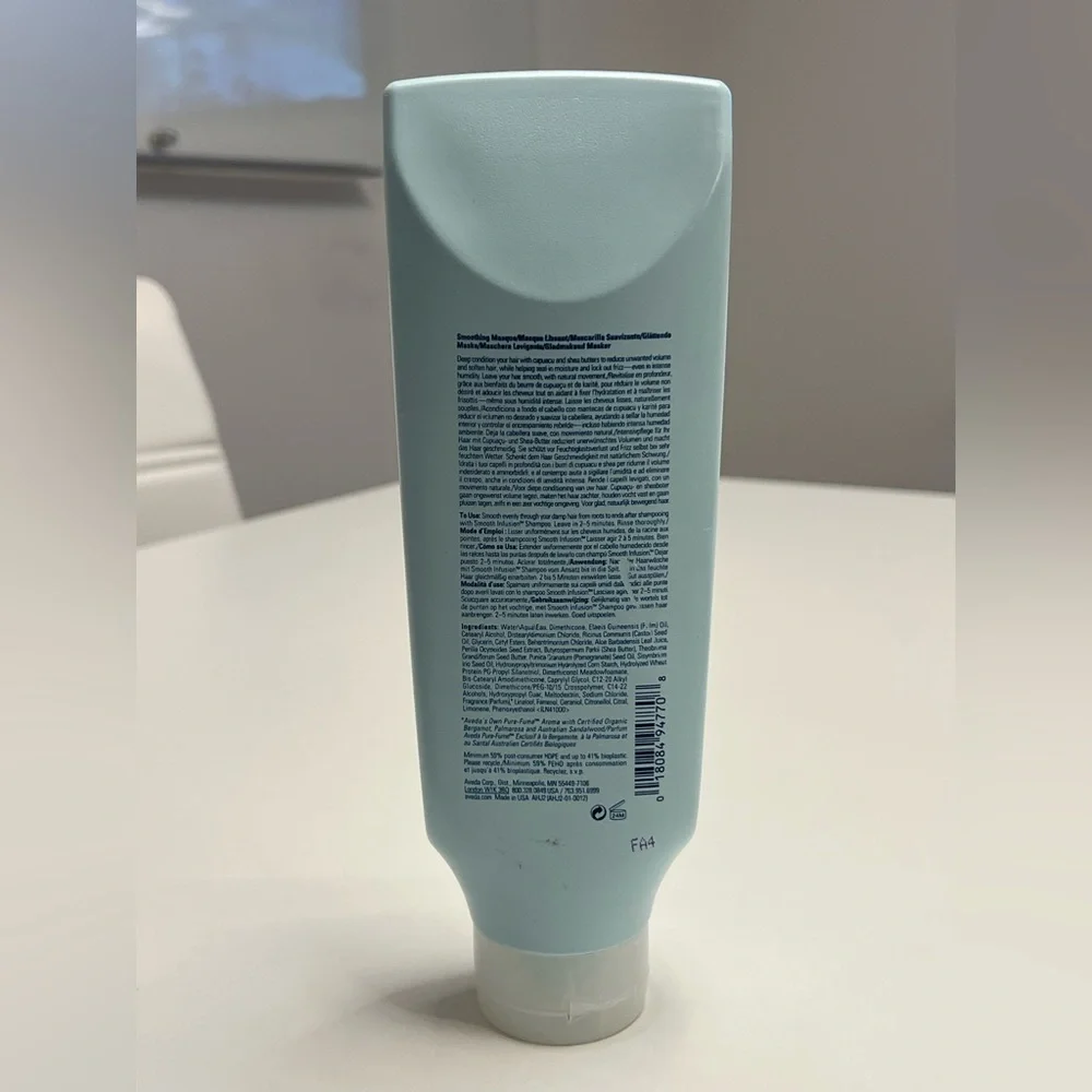 NEW AVEDA Smooth Infusion Smoothing Masque Extra Large Size 16.90oz (500ml) - Picture 2 of 4